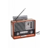 Saatli Fenerli Bluetooth Nostaljik Radyo AUX SD USB Girişli Bluetooth Hoparlör