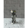 Tom Kedi Biblo 22 cm Hediyelik Dekoratif Ev Ofis Aksesuarı