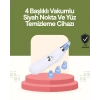 USB Destekli 4 Başlıklı Siyah Nokta Vakum Cihazı – Gözenek Temizleyici ve Cilt Yenileyici Bakım Aleti