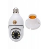 Wifi Güvenlik Kamerası Çift kameralı Ampule Takılabilir Sensörlü