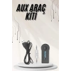 Yeni Nesil Bluetooth Aux Araç Kiti Siyah TV Tablet Telefon Araç Araba