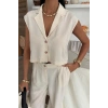 Zoe Crop Yelek Takım 9744-08