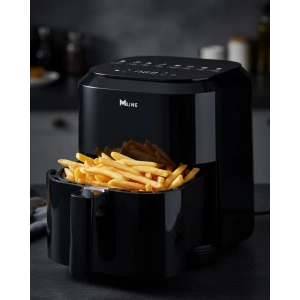 1360W Güçlü 4 Litre Kapasiteli Dokunmatik Cam Hazneli Airfryer