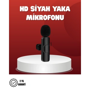 2’li Kablosuz Yaka Mikrofonu iPhone İçin Profesyonel Video Ses