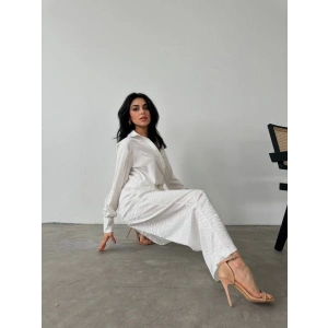 Gömlek - Pantolon Saten İkili Takım