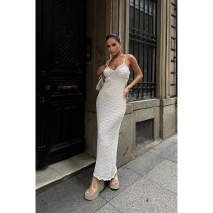 Artesmis Askılı Ajurlu Elbise 2773