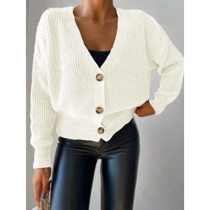 Düğme Detay Triko Bluz