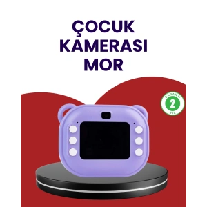 Eğlenceli Şipşak Çocuk Kamerası – Oyun, Müzik ve 18 Efektli Anında Baskı