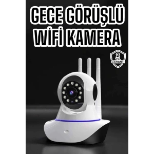 Ev Kamerası Wifi Kamerası Video Kayıt Çift Yönlü Hareket Sensörü Bebek