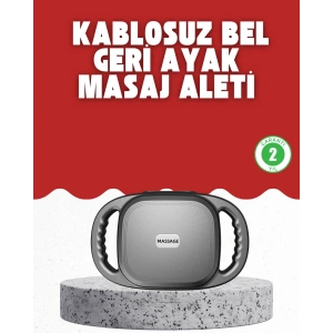 Fonksiyonlu Şarjlı Masaj Aleti 6 Başlık 2000 mAh Ergonomik Gövde
