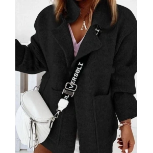 Geniş Cep Tasarımlı Hırka