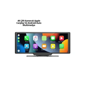 Honda Civic, Jazz, HR-V, CR-V, Nissan Qashqai, Micra, Juke,Uyumlu Kablosuz CarPlay & Android Auto Multimedya – Geri Görüş Kameralı