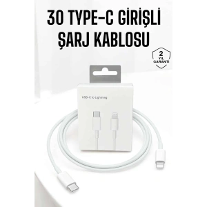 Iphone Uyumlu İOS Uyumlu Lightning Hızlı Şarj Tye C Lightning Şarj Kablosu