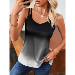 Kadın Askılı Yuvarlak Yaka Süprem Bluz