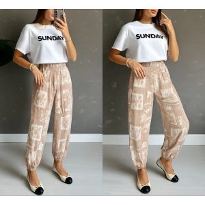 Kadın Desenli Süprem Pantolon