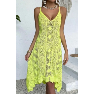 Kadın Ince Askılı Triko Elbise