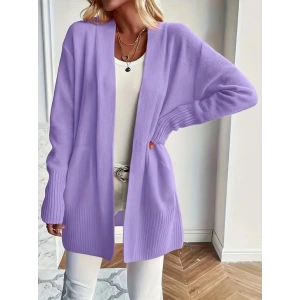 Kadın Uzun Kollu önü Açık Triko Hırka