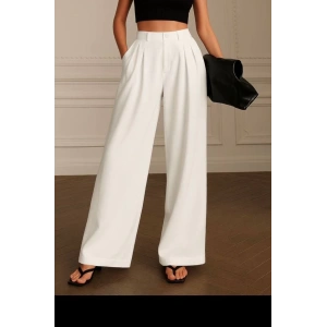 Kadın Yüksek Bel Bol Paça Pantolon