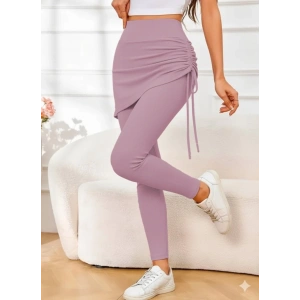 Kadın Yüksek Bel Yandan Büzgülü Alttan Uzun Kaşkorse Tayt Etek