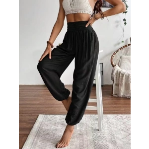 Kadın Yüksel Bel Yoğun Büzgü Detaylı Aerobin Pantolon