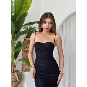 Kalıse İp Askılı Elbise