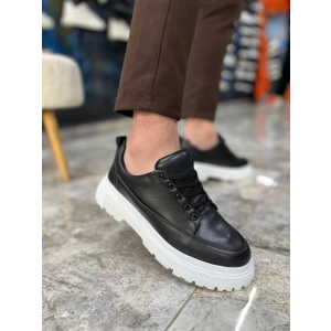 KB-702 Kuback Siyah Cilt Günlük Erkek Ayakkabı