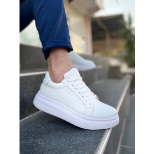 KB-DX46 Kuback Beyaz Deri Günlük Erkek Ayakkabı