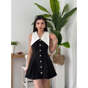 Ness Düğmeli Elbise