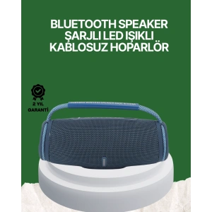 Net Stereo Ses Sunan IPX5 Su Geçirmez Bluetooth Hoparlör