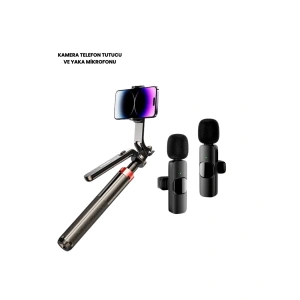 NPL2S TRİPOT +K11 YAKA MİKROFONU SET