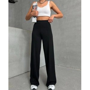 önü çımalı pantolon siyah