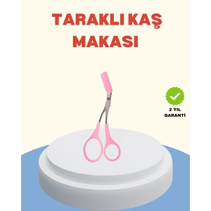 Profesyonel Taraklı Kaş Makası – Evde ve Salon Kullanımına Uygun
