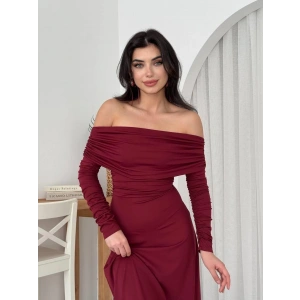 Uras Straplez Elbise