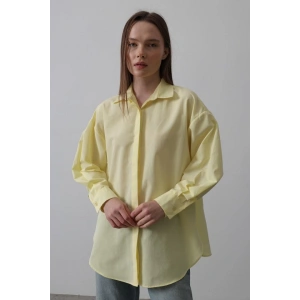 Uzun Kol Gömlek - Sarı