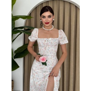 Zeze Balon Kol Elbise