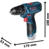 Bosch GSR 120-LI Akülü Delme Vidalama Makinesi (2 x 2,0 Ah Akü)