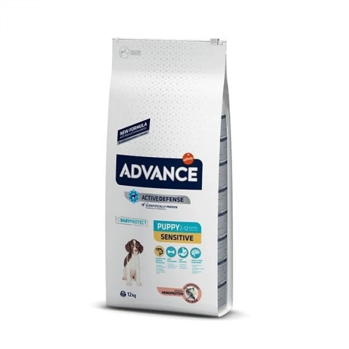 Advance Puppy Sensitive Somonlu Hassas Yavru Köpek Maması 12 Kg