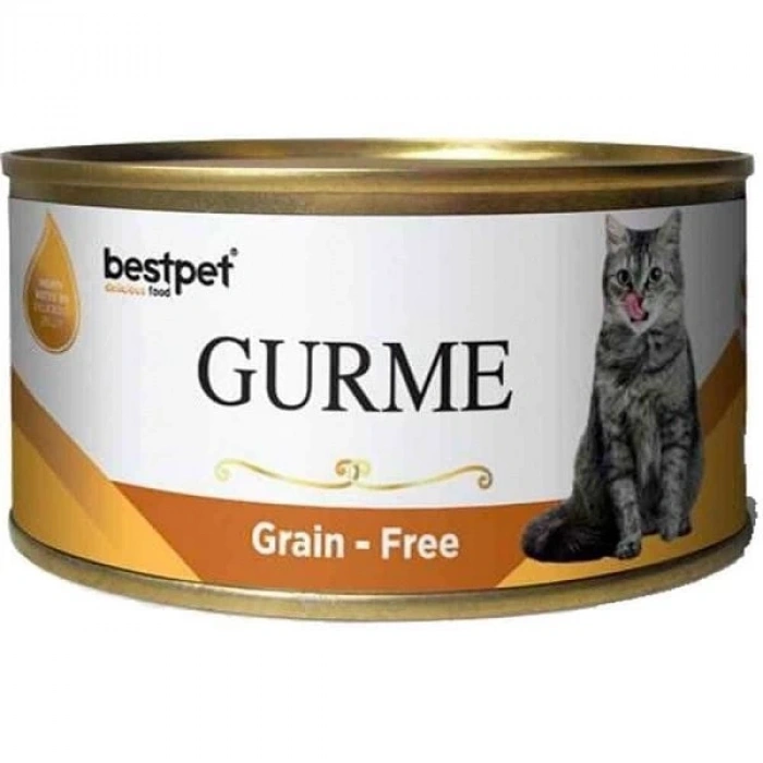 Bestpet Gurme Jöleli Ciğerli Yetişkin Konserve Kedi Maması 1 Adet 100 Gr