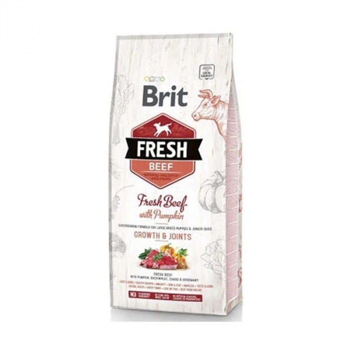 Brit Fresh Sığır Etli ve Balkabaklı Yavru Köpek Maması 12 Kg
