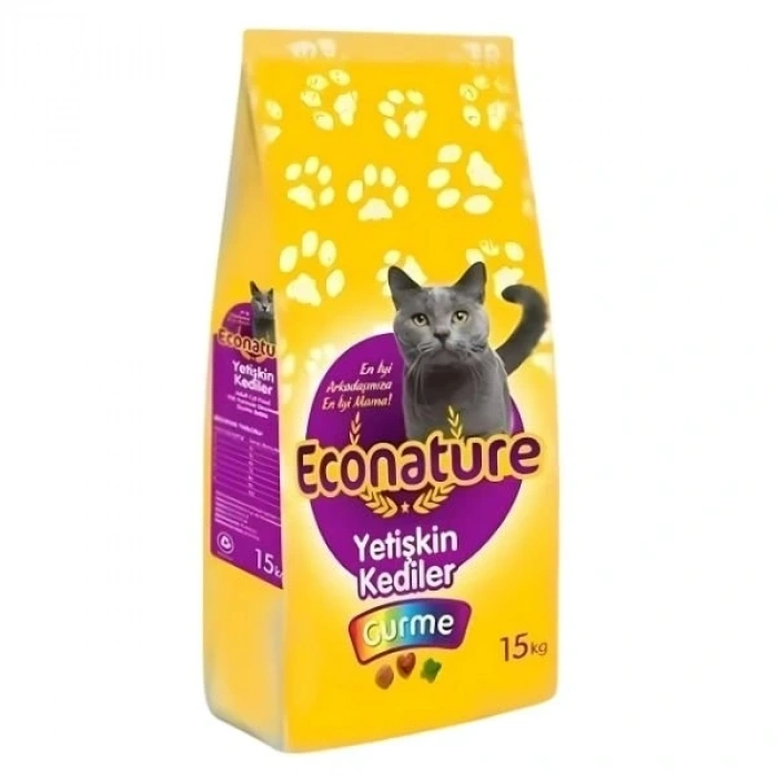 Econature Gurme Balıklı Yetişkin Kedi Maması 15 Kg