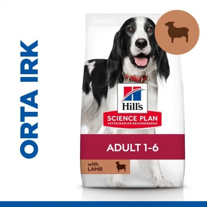 Hills Kuzu Etli Orta Irk Yetişkin Köpek Maması 2.5 Kg