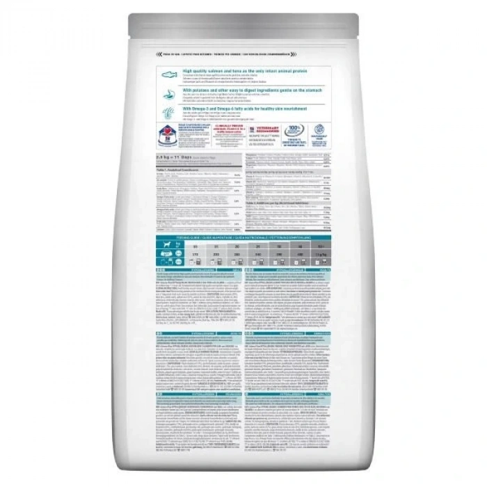 Hills Science Plan Hypoallergenic Somonlu Orta Irk Yetişkin Tahılsız Köpek Maması 2.5 Kg