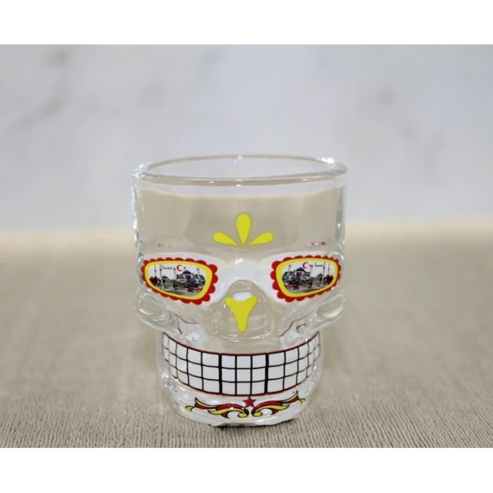 İstanbul Temalı Cam Kurukafa Shot Bardak Alk4302