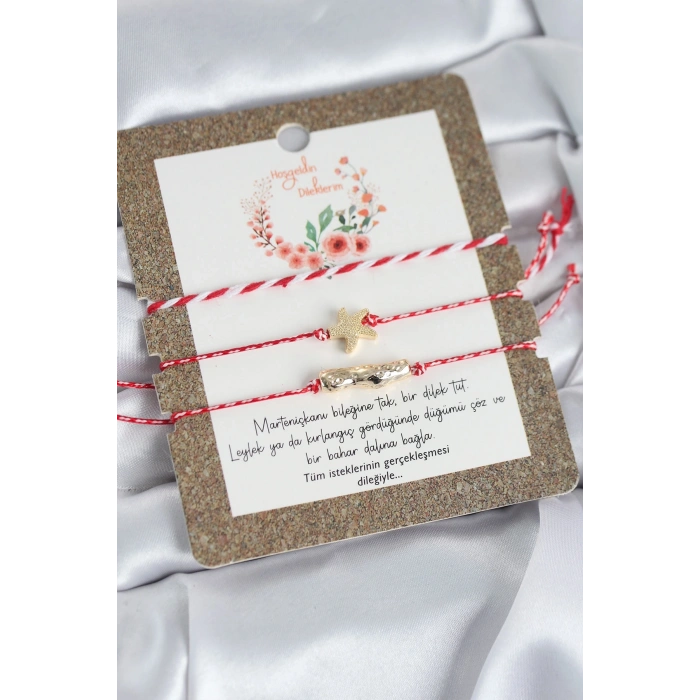 Marteniçka Bileklik 3lü Deniz Yıldızı Model