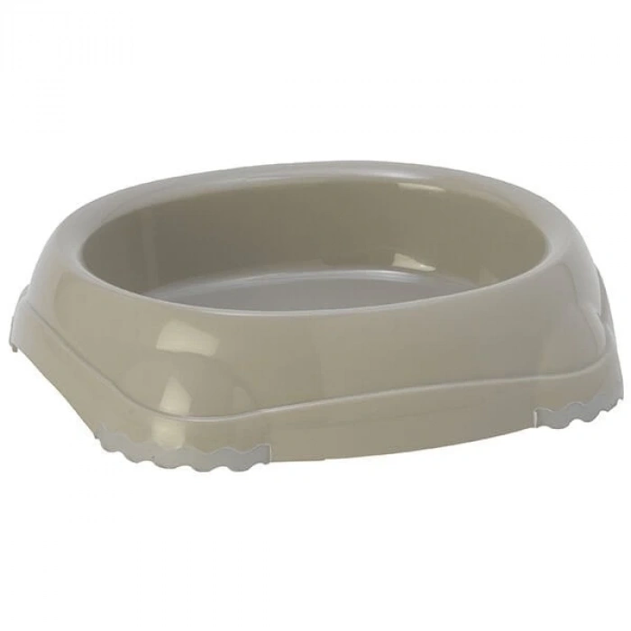 Moderna Smart Plastik Kedi ve Köpek Mama ve Su Kabı Gri 210 Ml