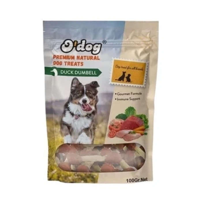O Dog Ördek Etli Dumbell Köpek Ödül Maması 1 Adet 100 Gr