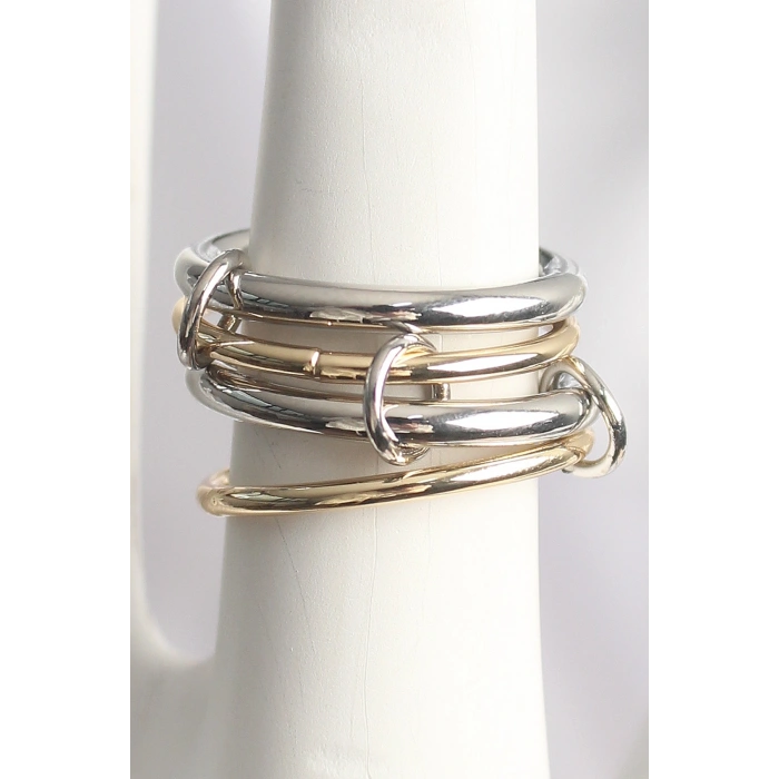 Pirinç Mix Renk 4Lü Model Kadın Yüzük