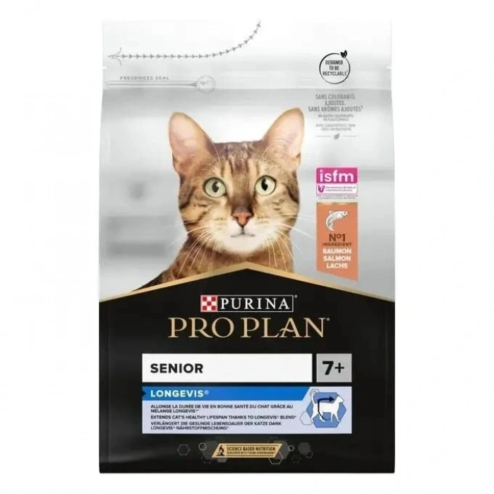 Pro Plan Senior 7+ Somonlu Yaşlı Kedi Maması 3 Kg