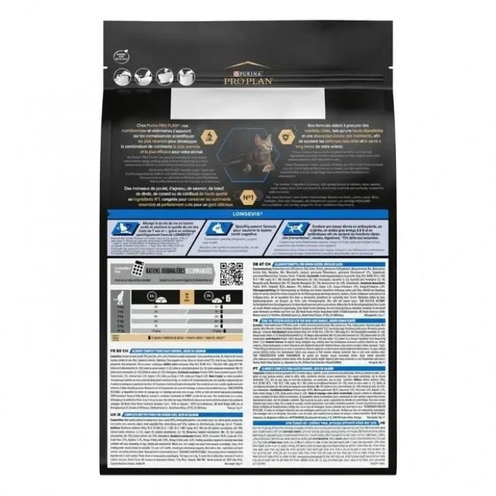 Pro Plan Senior 7+ Somonlu Yaşlı Kedi Maması 3 Kg