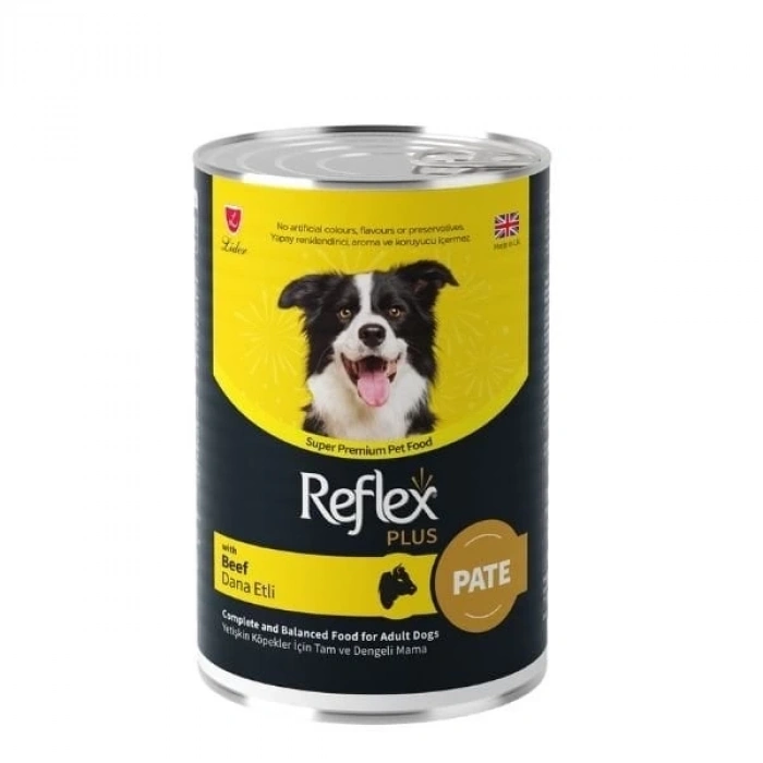Reflex Plus Pate İçinde Dana Etli Yetişkin Konserve Köpek Maması 1 Adet 400 Gr